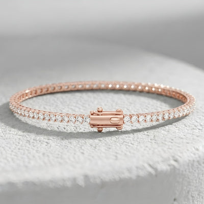 Rose Gold Tennis Bracelet